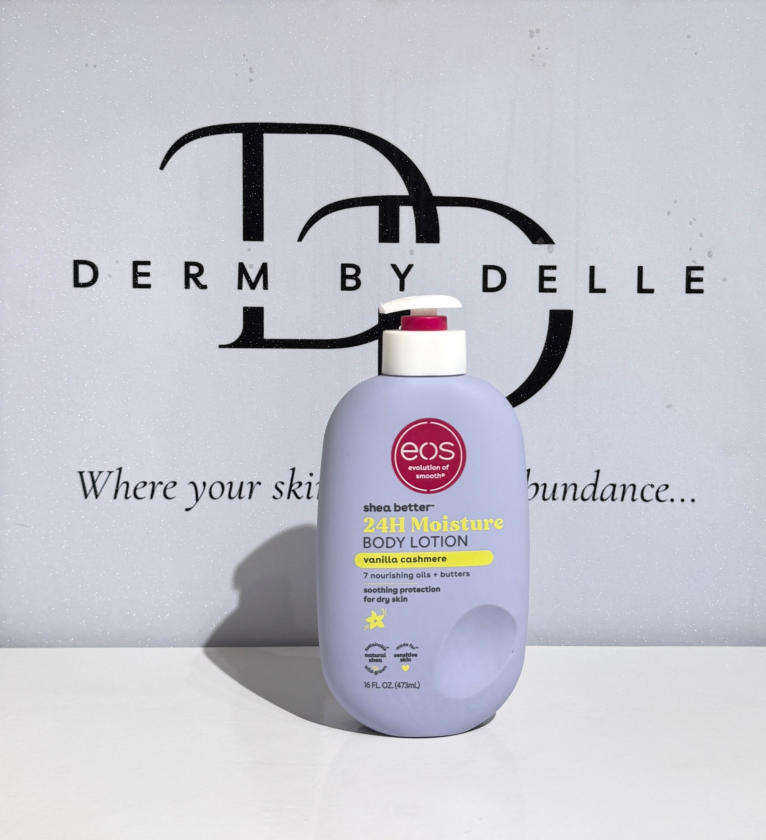 EOS Shea Better Body Lotion Vanilla Cashmere- 473ml