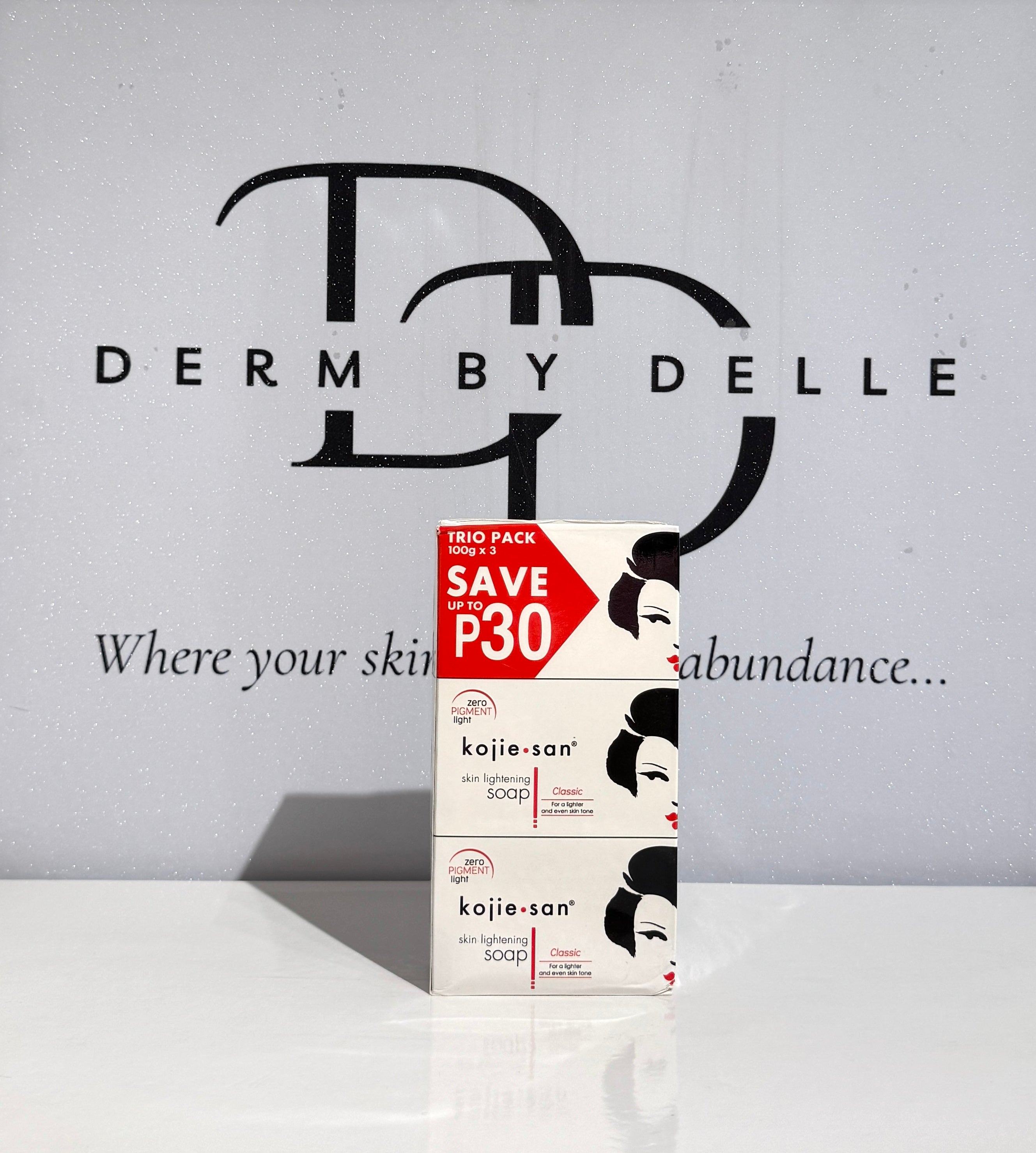 Kojie San Skin Lightening Classic Soap 3in1- 100g x 3